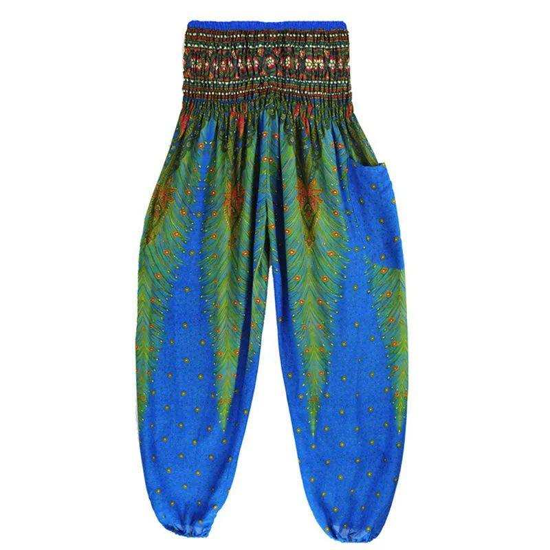 yoga pants Lotus Rain Vibrant bohemian patterns