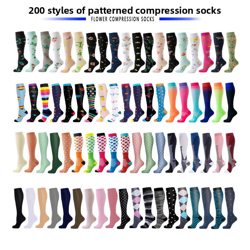 Sports Compression Socks for Running and Calves Lotus Rain