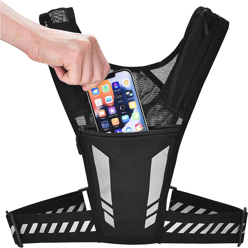 Reflective Sports Running Vest Lotus Rain