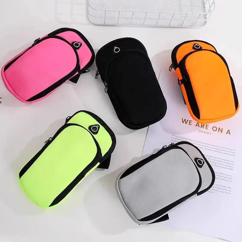 Running Mobile Phone Arm Bag Lotus Rain