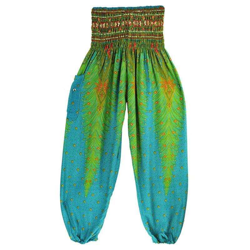 yoga pants Lotus Rain Vibrant bohemian patterns