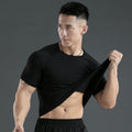 Mens Quick Dry Fitness Shirt Lotus Rain