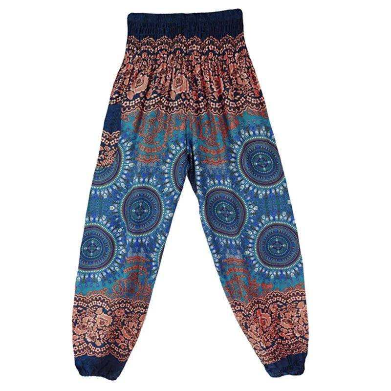 yoga pants Lotus Rain Vibrant bohemian patterns