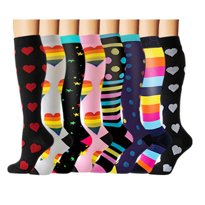 Sports Compression Socks for Running and Calves Lotus Rain