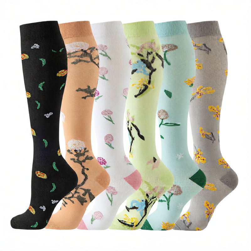Sports Compression Socks for Running and Calves Lotus Rain